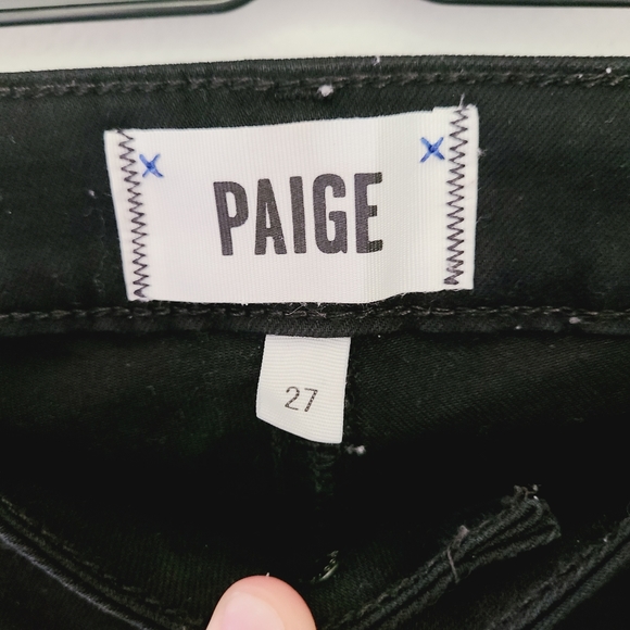 PAIGE verdugo ultra skinny black jeans - Picture 6 of 11